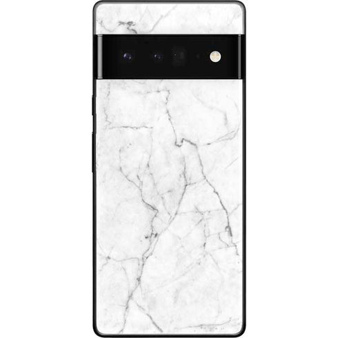 White Marble Google Pixel 6 Pro Skin